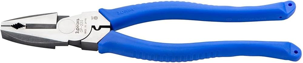 Amazon | 3.peaks 電工パワーペンチ 220mm DP-220 | 電工ペンチ