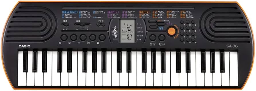 Amazon.co.jp: カシオ計算機 ミニ電子キーボード SA-76 : 家電＆カメラ