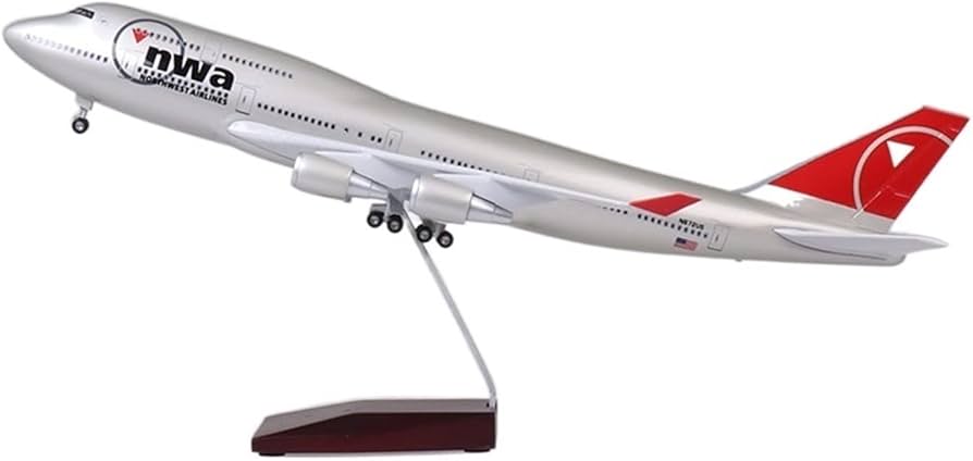 Amazon.co.jp: ボーイング 747 B747 47 センチメートルモデル Nwa