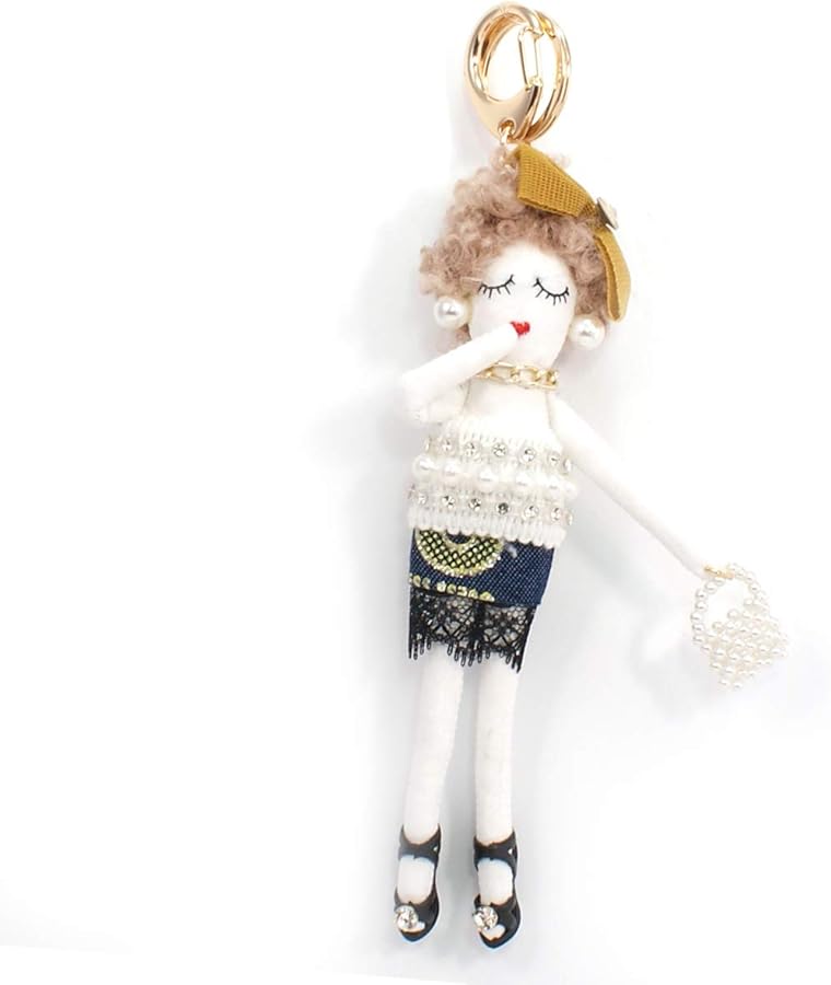 Amazon | [DIVA Rose] ドールチャーム バッグチャーム キーホルダー