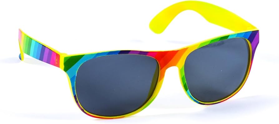 Amazon.com: Fun Express Rainbow-Colored Sunglasses - 12 Pieces