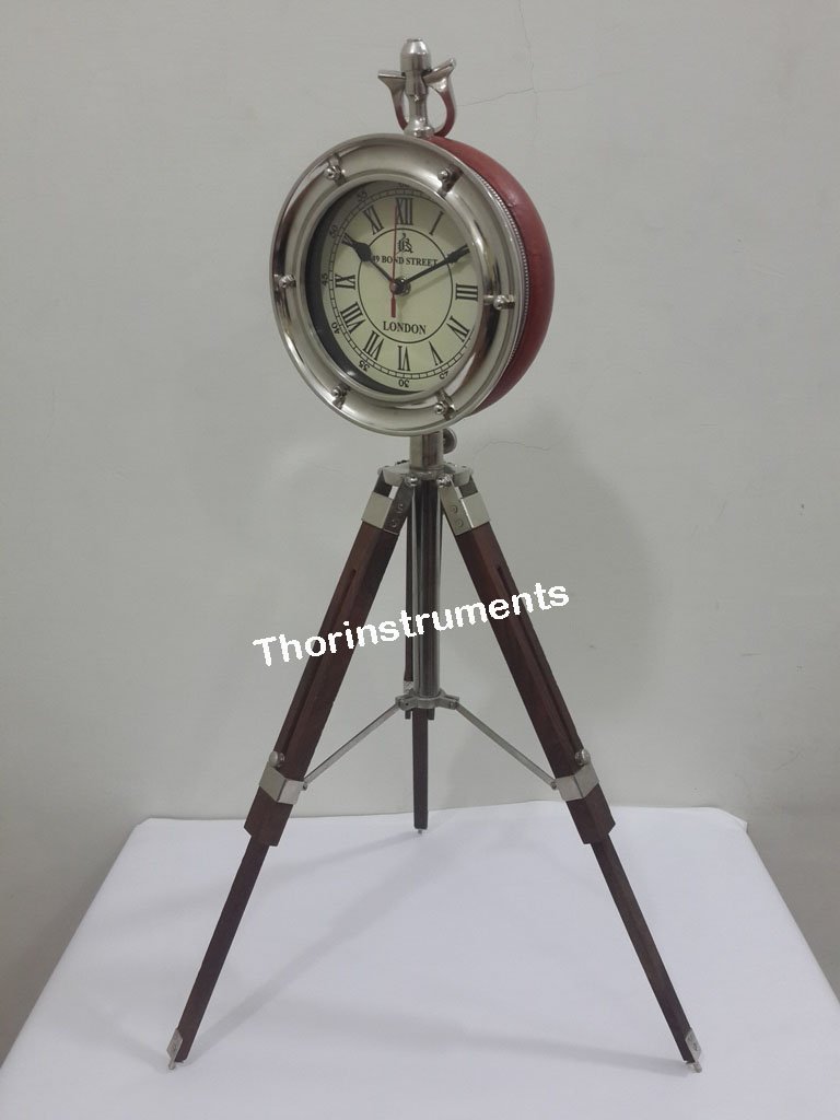49 Bond Street London Dial Clock with Table Stand Home Decor