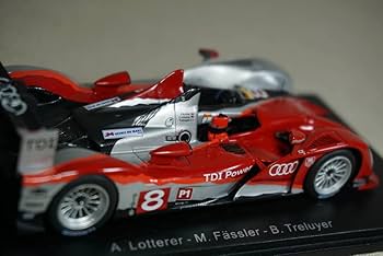 Amazon | 1/43 ルマン 2位 spark AUDI R15 TDI Plus #8 2010 Le Mans