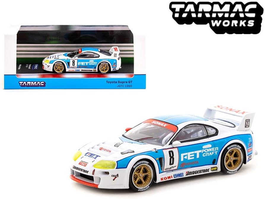 Amazon | ターマックワークス 1/64 ミニカー スープラ (A80) GT JGTC
