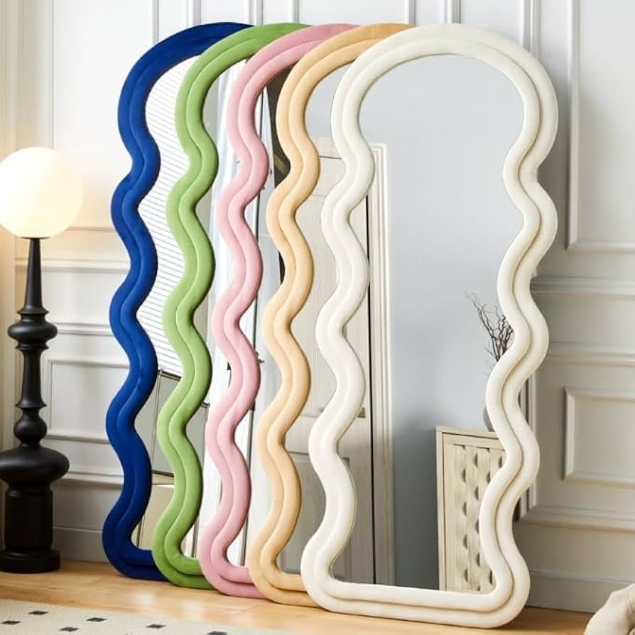 Amazon.co.jp: 【Russelloko】ウェーブミラー おしゃれ かわいい