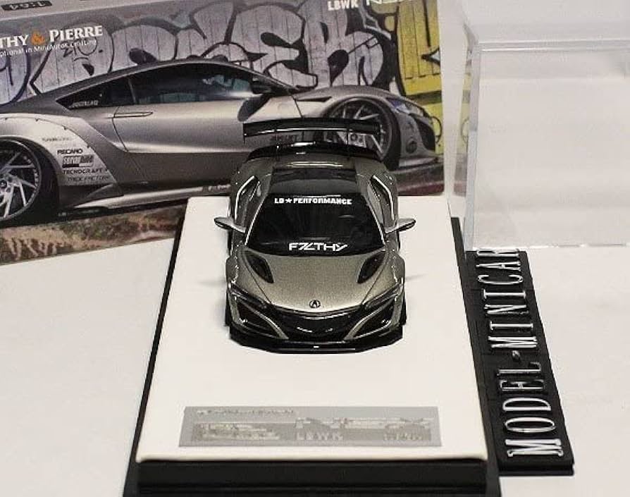 Amazon | △最後1台！Silver！限定品！ TP 1/64 ミニカー Honda NSX