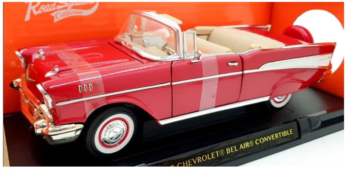 Amazon | LuckyDieCast アメ車 ベルエア ミニカー 1/18 BEL AIR