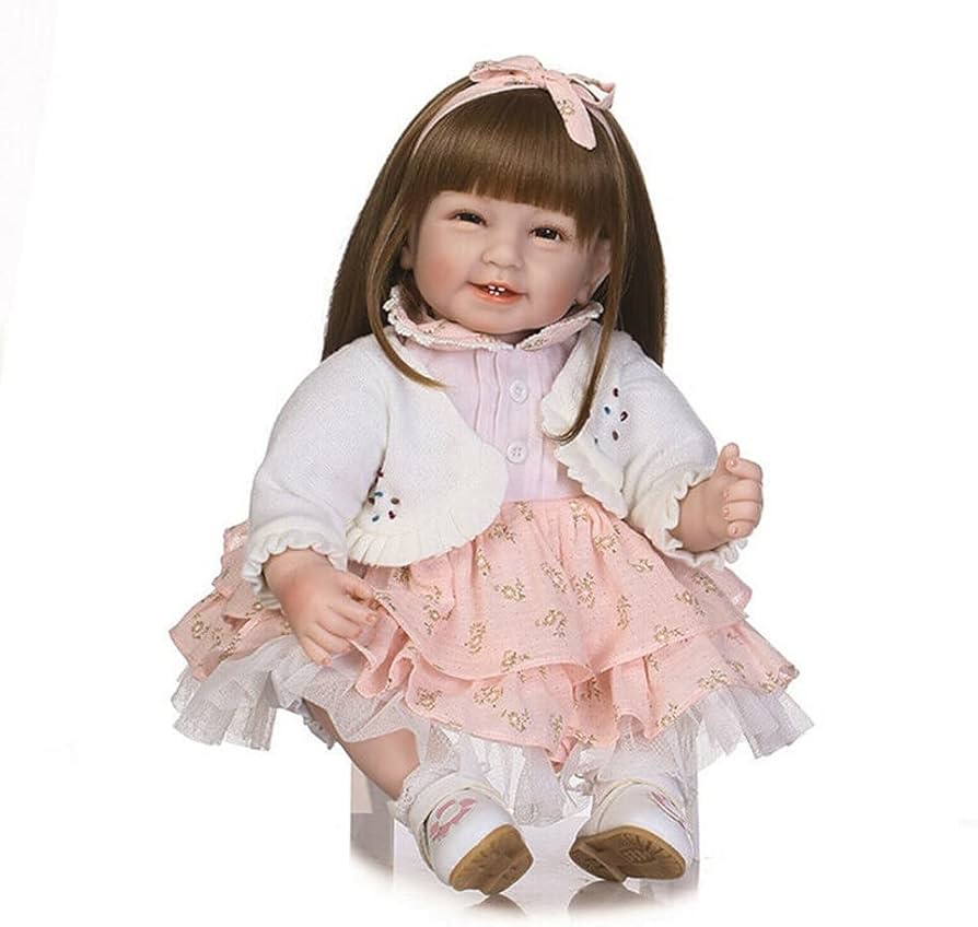 Amazon | Meeler リボーンドール 女の子 55cmリアルな 笑顔赤ちゃん