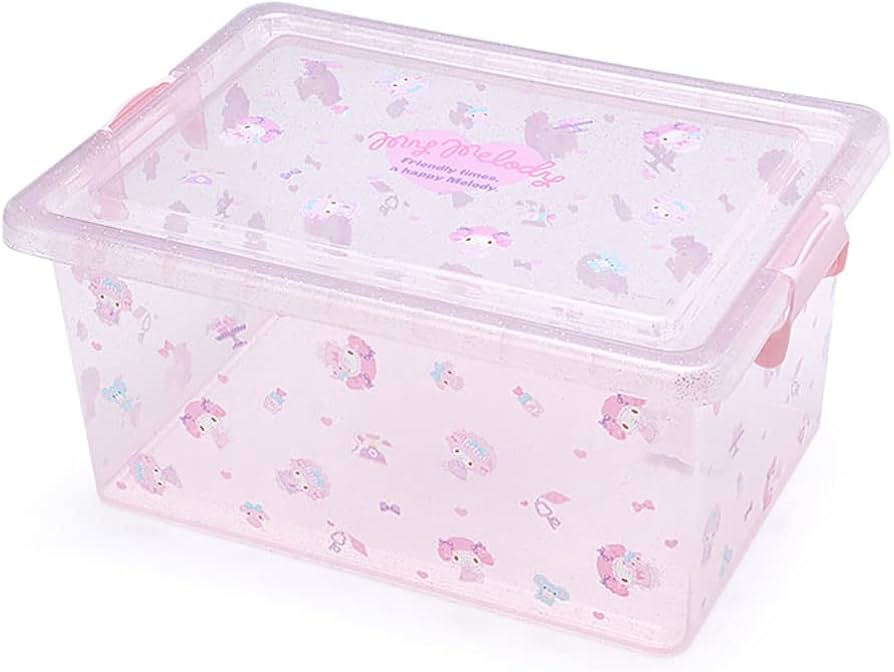 Amazon.co.jp: サンリオ(SANRIO) サンリオ フタ付き収納ケースL マイ