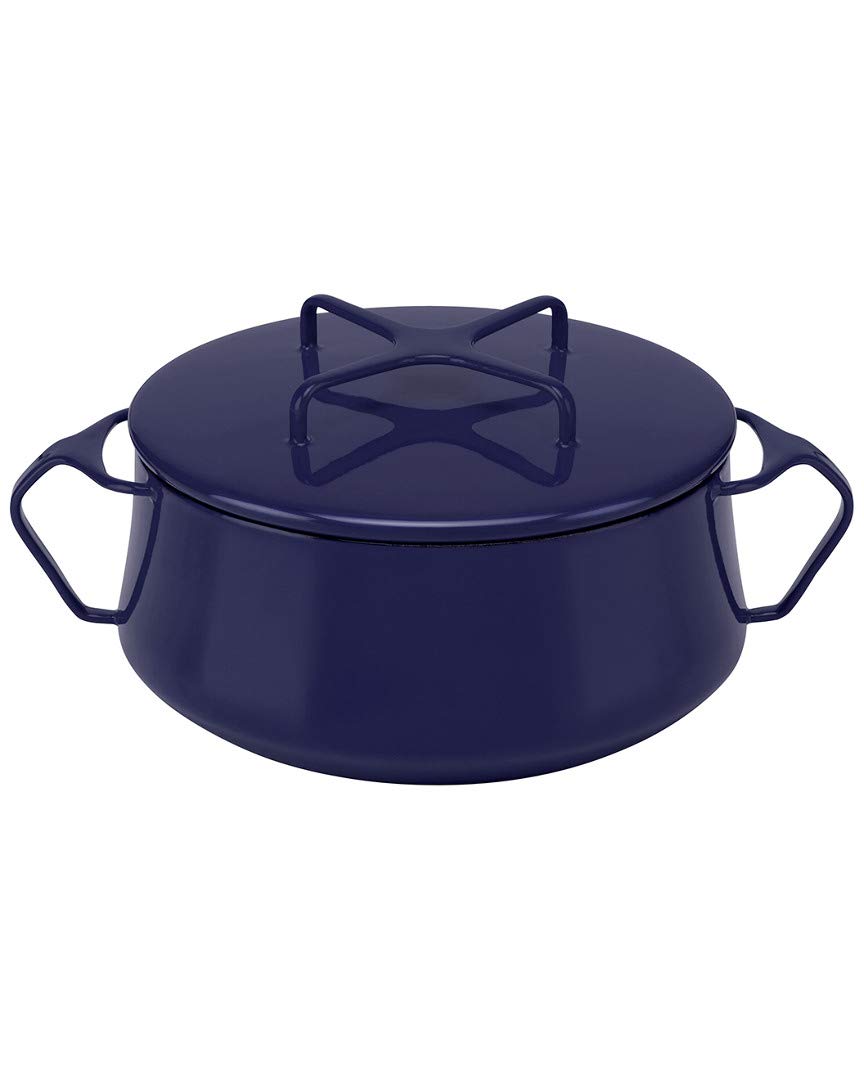 Amazon.com: Dansk Blue Kobenstyle Midnight 2 Qt. Casserole, 4.20