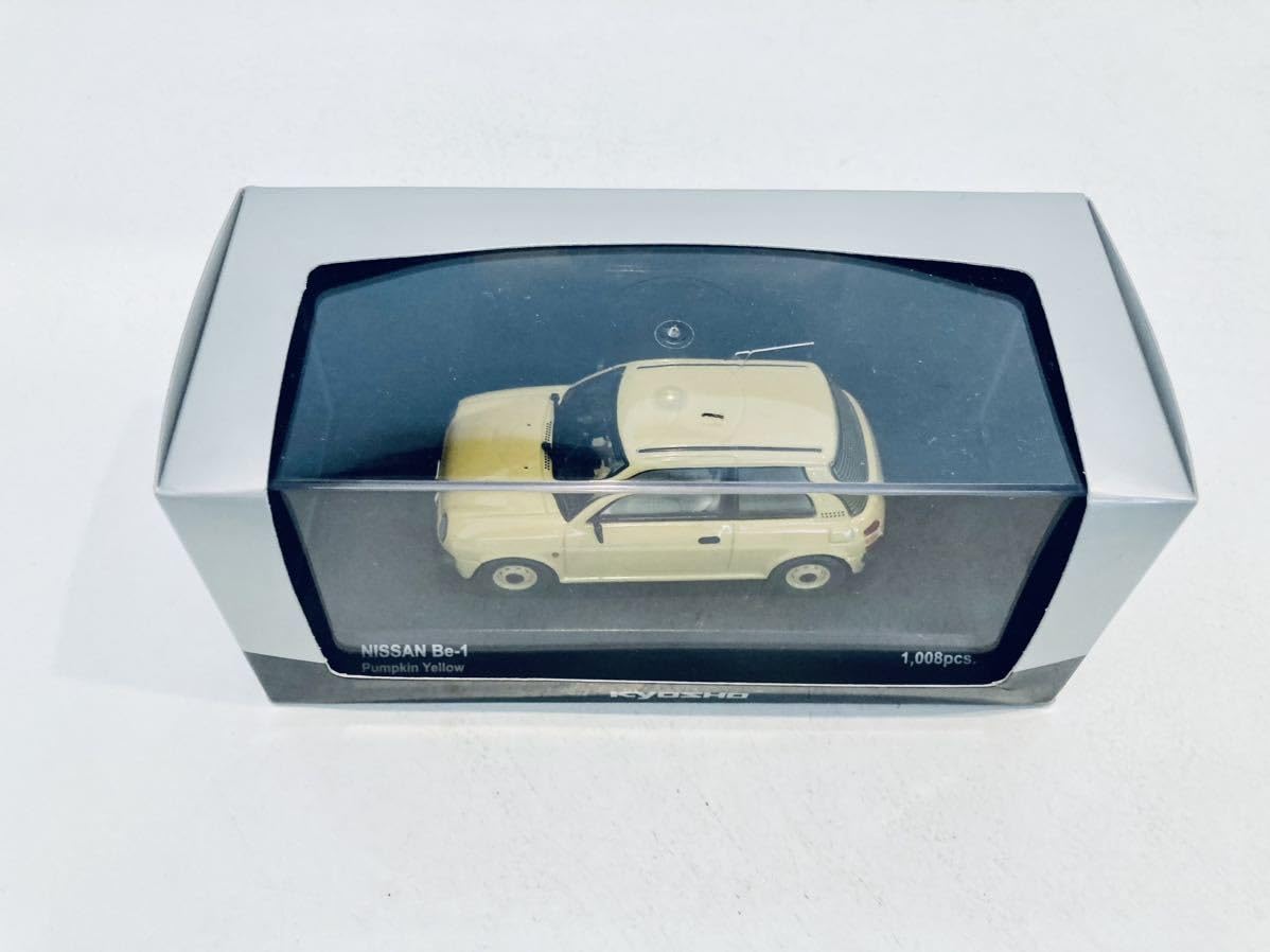 Amazon.co.jp: 【】1/43 京商 日産 Be-1 パンプキンイエロー (スチール