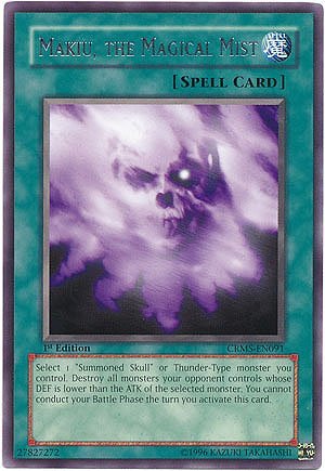 Amazon.com: Yu-Gi-Oh! - Makiu, The Magical Mist (CRMS-EN091
