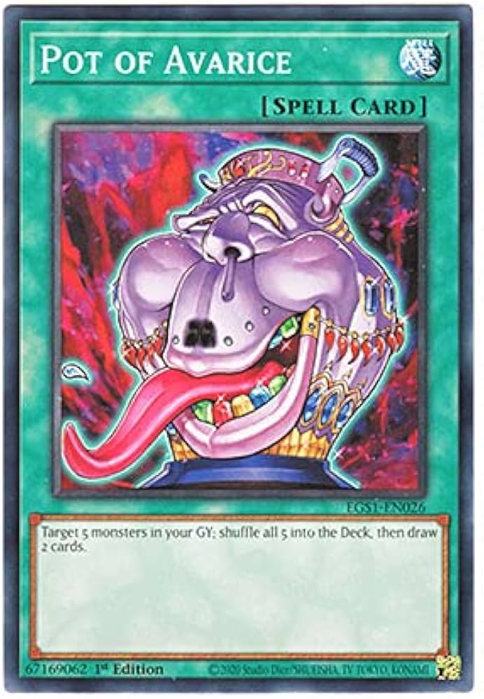 Amazon.co.jp: 遊戯王 英語版 EGS1-EN026 Pot of Avarice 貪欲な壺