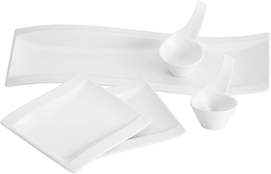 Amazon.com | Villeroy & Boch New Wave Five Piece Antipasti Boxed