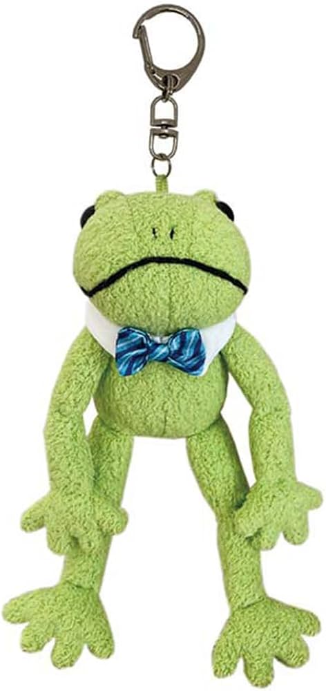 Amazon.co.jp: モンスイユ ぬいぐるみ キーチェーン カエル かえる
