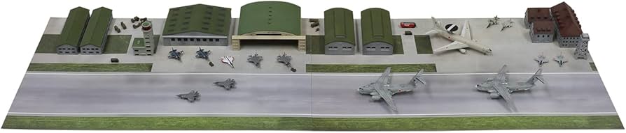 Amazon | ピットロード 1/700 SPSシリーズ 航空自衛隊基地2 飛行場情景