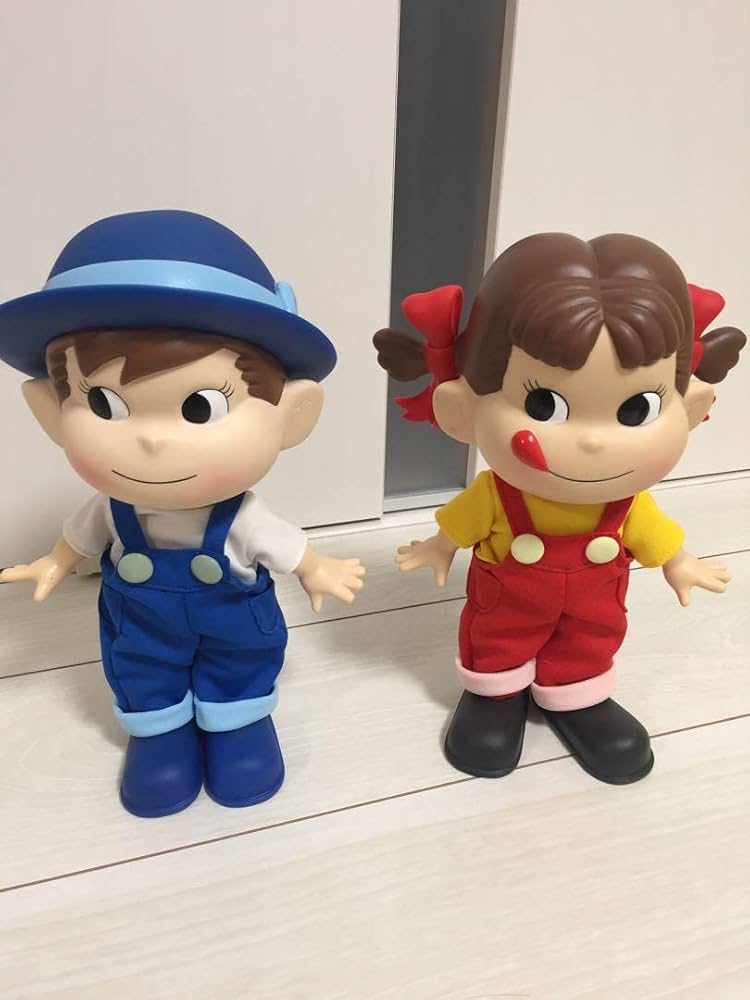 Amazon | 不二家 ペコちゃん ポコちゃん 人形セット | 人形・ドール