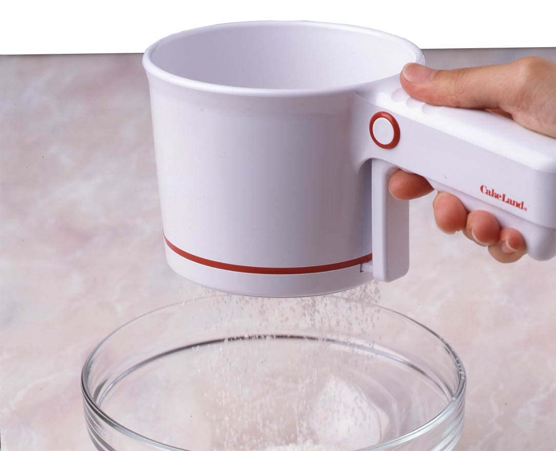 Amazon｜タイガークラウン(Tiger Crown) 粉ふるい 白 120×213×94mm