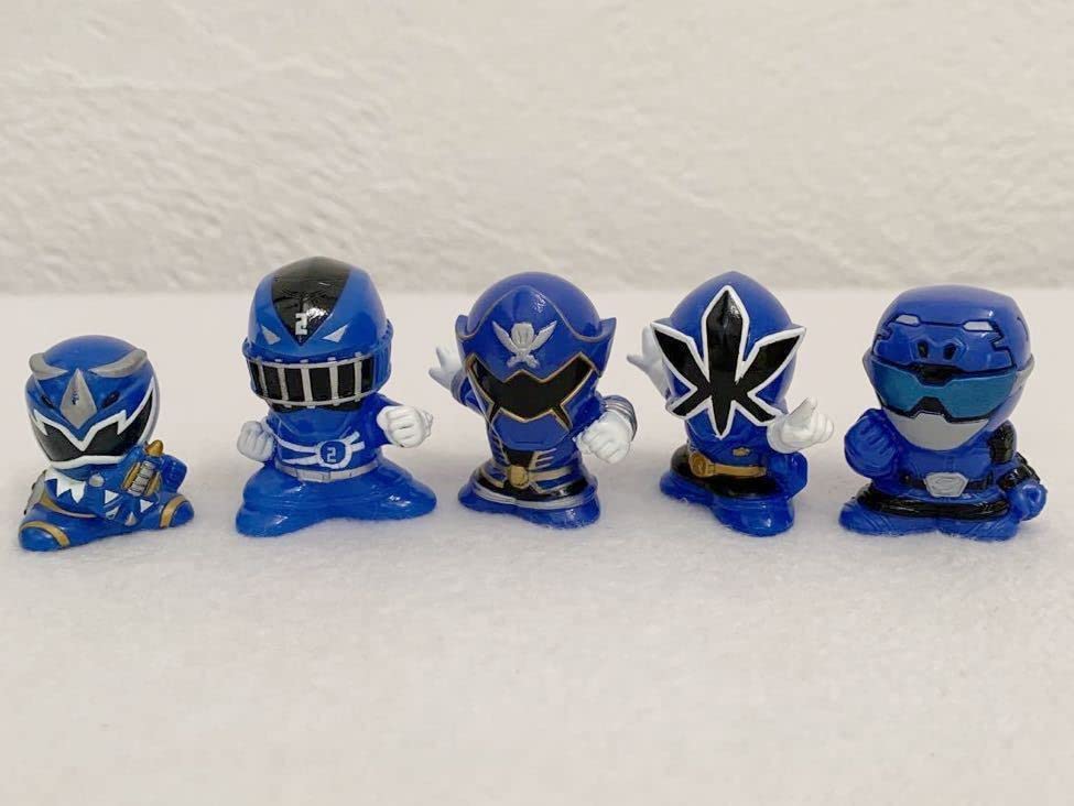 Amazon.co.jp: スーパー戦隊 指人形 ソフビフィギュア まとめて 9個