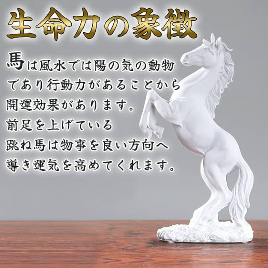 Amazon.co.jp: Merucy 跳ね馬 3カラー ブラック ホワイト ブロンズ 馬