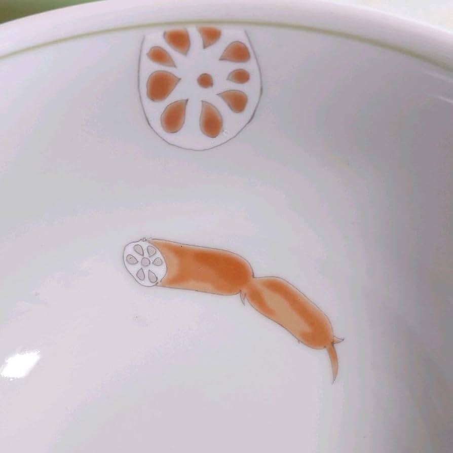 Amazon.co.jp: 深川製磁 野菜柄 多様丼 どんぶり 5個 : ホーム＆キッチン