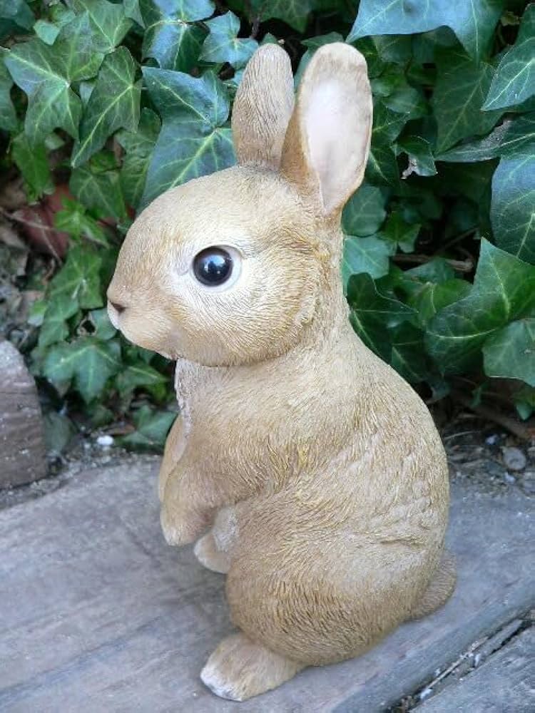 Amazon.co.jp: うさぎの置物 ウサギ ラビットHB 兎 N11964