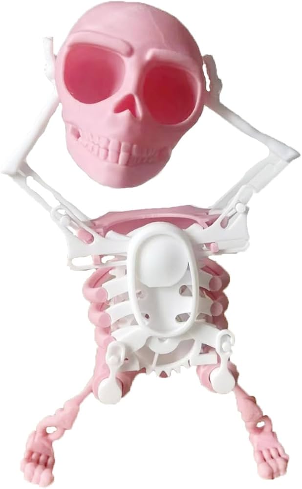 Amazon.co.jp: karonpeln 踊る骸骨 おもちゃ 3D 可動 スケルトンモデル