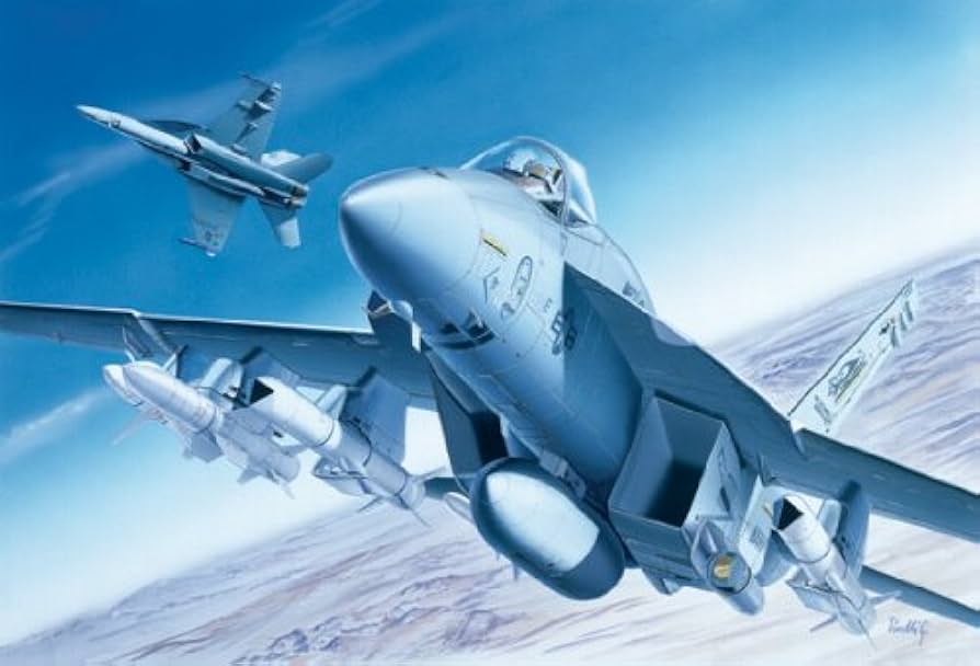 Amazon.com: Italeri F/A-18E Super Hornet Model Kit : Arts, Crafts