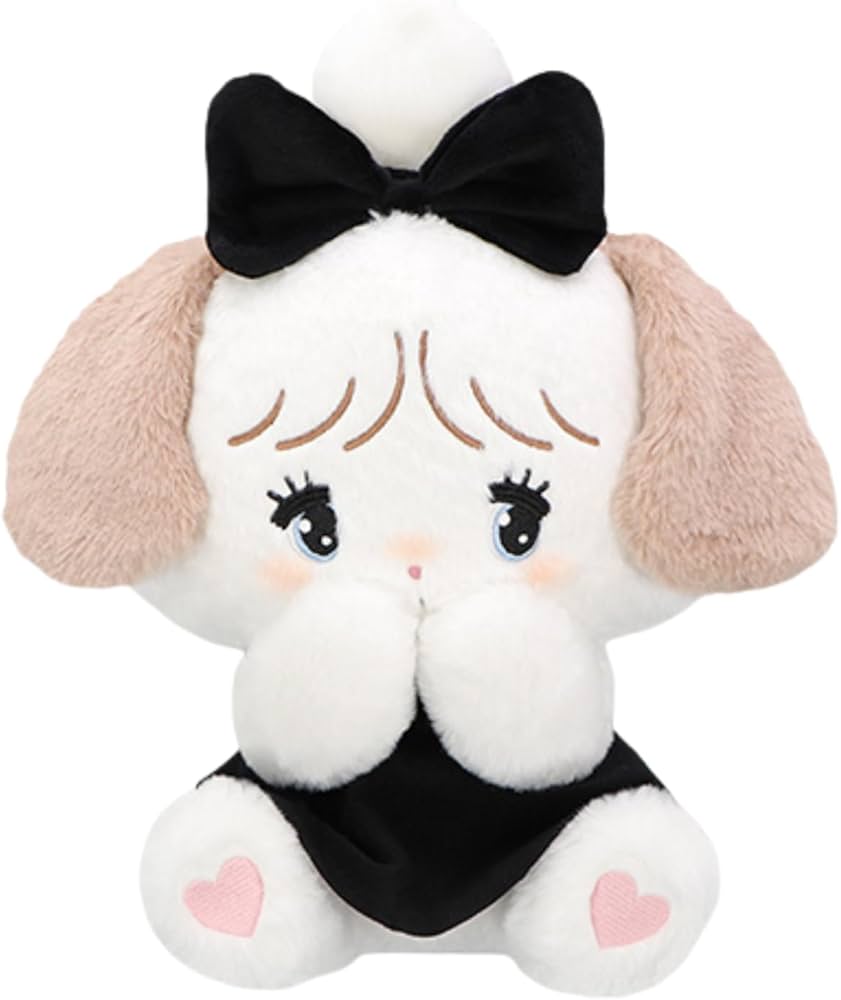 Amazon.co.jp: mikko BLACK RIBBON BIG ぬいぐるみ みっこ ブラック