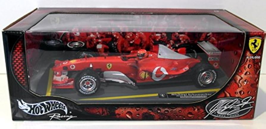 Amazon | マテル 1/18スケール フェラーリF2003-GA M.シューマッハ