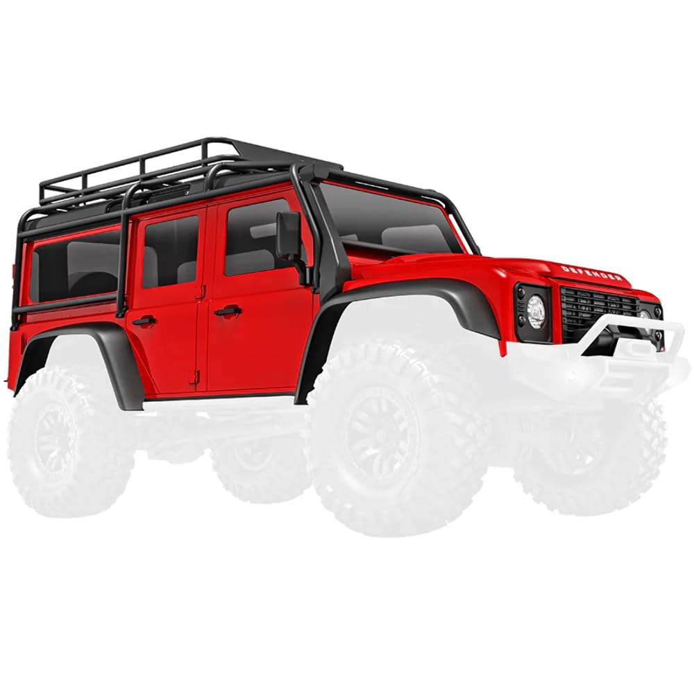 Amazon.com: Body TRX-4M Defender, Complete, Red: 9712-Red : Toys