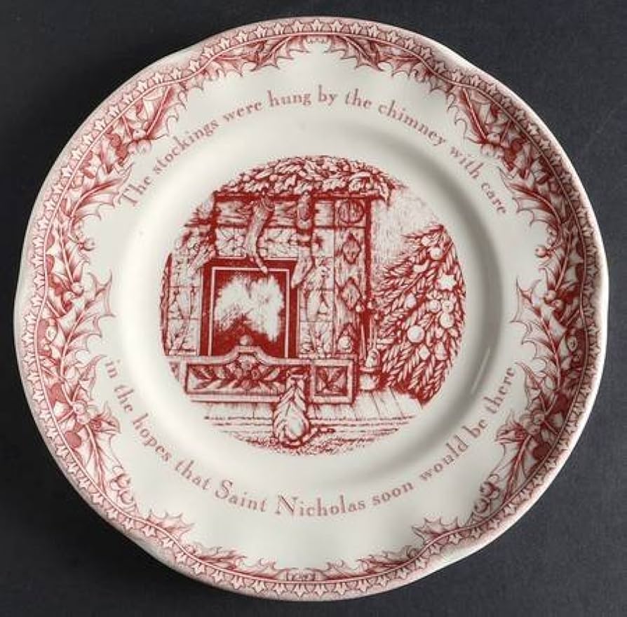 Amazon.com | Johnson Brothers Twas Night Before Christmas Salad