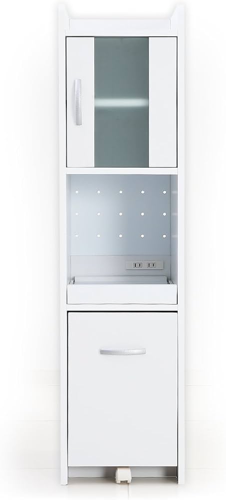 Amazon｜LOWYA ロウヤ 食器棚 キッチン収納 収納 おしゃれ 幅32.5cm