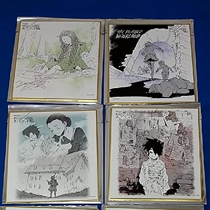 Amazon.co.jp: 約ネバ 約束のネバーランド展 ミニ色紙コレクション 全