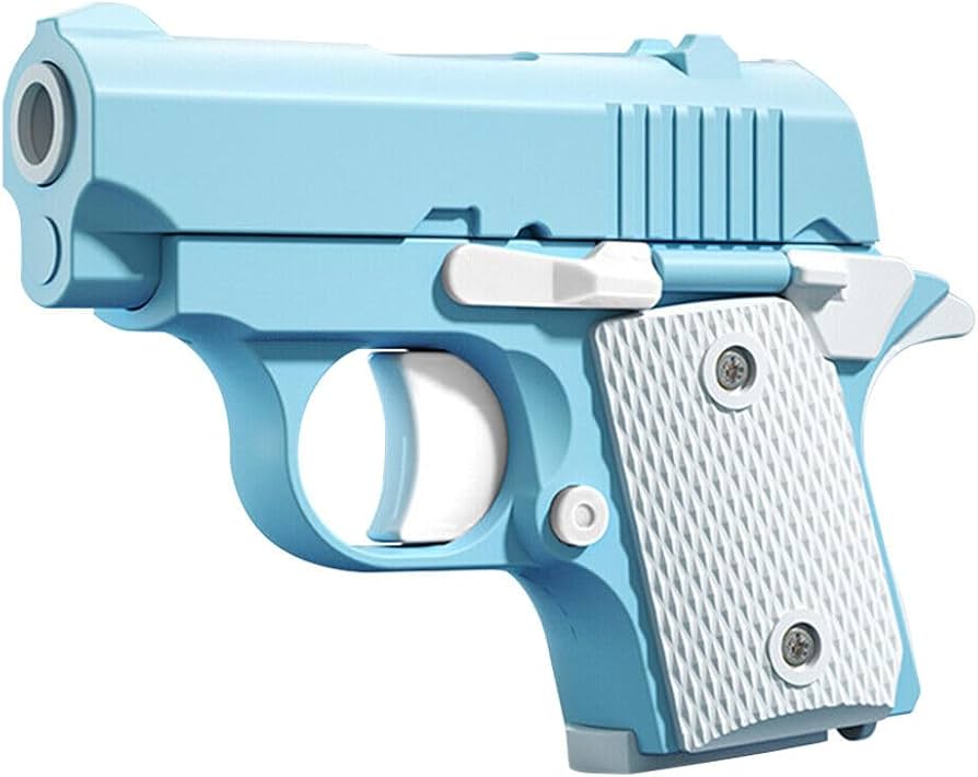 Amazon | 3D重力フィジェット銃のおもちゃ ミニ 3Dプリント ミ ニ