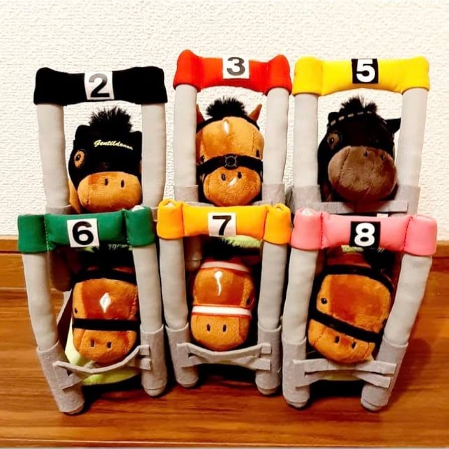 Amazon.co.jp: サラブレッドコレクション ゲートインぬいぐるみ 全6種