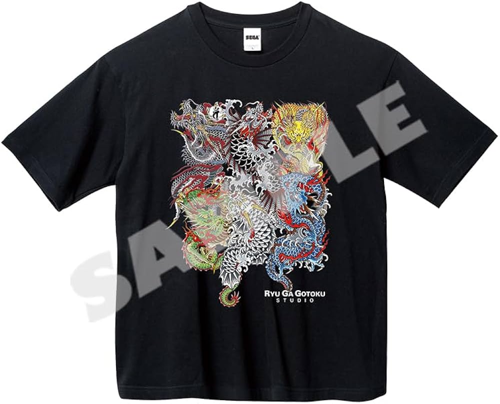 Amazon.co.jp: 「龍が如くスタジオ」龍揃い ビッグシルエットTシャツ