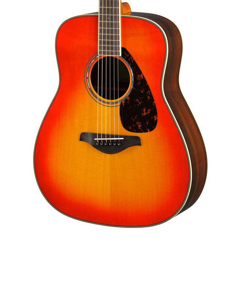 Amazon.com: Yamaha FG830 Solid Top Acoustic Guitar, Autumn Burst