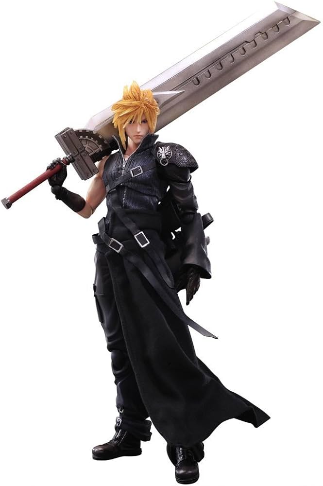 Amazon.com: Square Enix Play Arts Kai Cloud Strife Final Fantasy