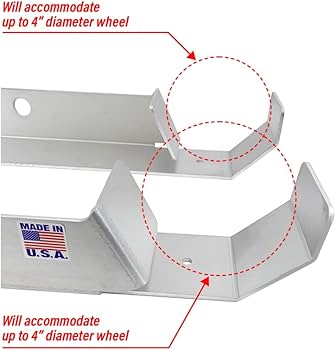 Pit Posse 488 Aluminum Floor Jack Holder Organizer for Enclosed