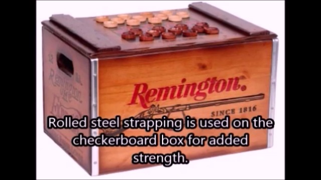 Amazon.com: REMINGTON WOODEN 250 SHELL AMMO BOX : Home & Kitchen