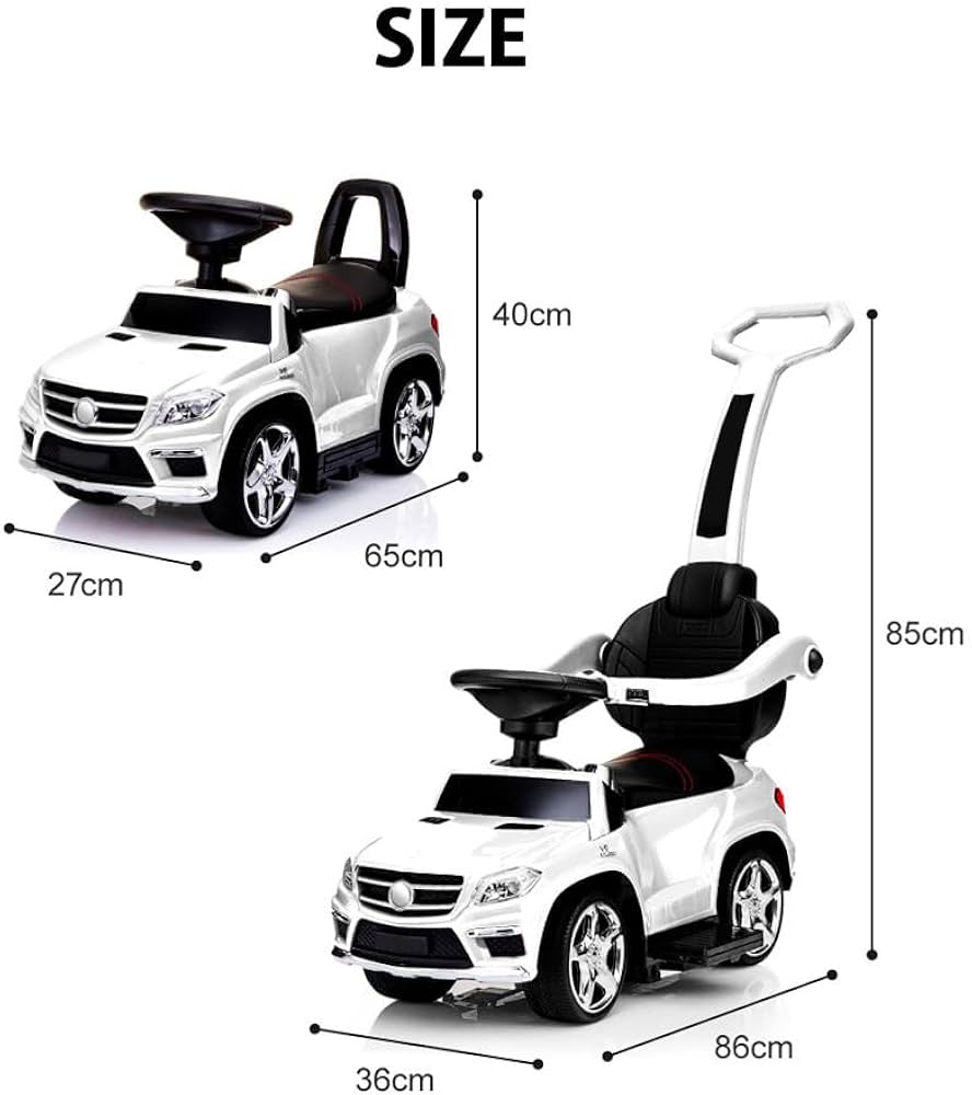 Amazon | Bee8 メルセデスベンツ GL63 ホワイト 足蹴り 乗用玩具 3歳