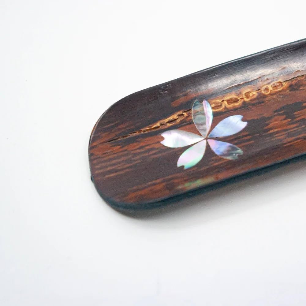 Amazon｜樺細工 桜皮 総皮茶筒 大 容量150g 茶さじ 茶み 螺鈿 ラデン