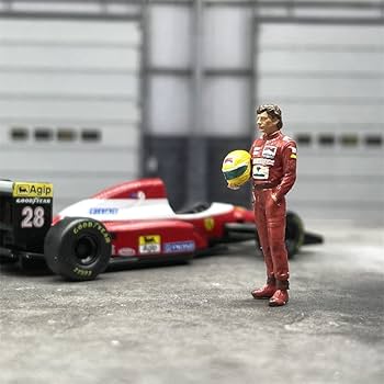 Amazon | 1/64スケール アイルトンセナフィギュアとF1レーシングカー