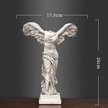 Amazon.co.jp: ヨーロッパの女神の勝利像彫刻樹脂工芸家の装飾レトロ