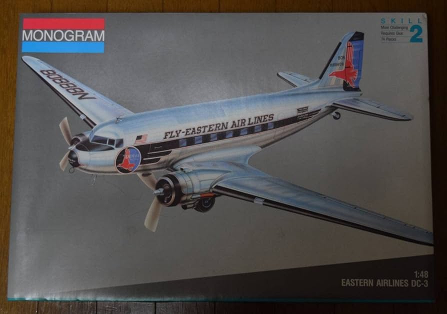 Amazon.co.jp: 【稀少1/48オマケ付】モノグラム ダグラスDC-3