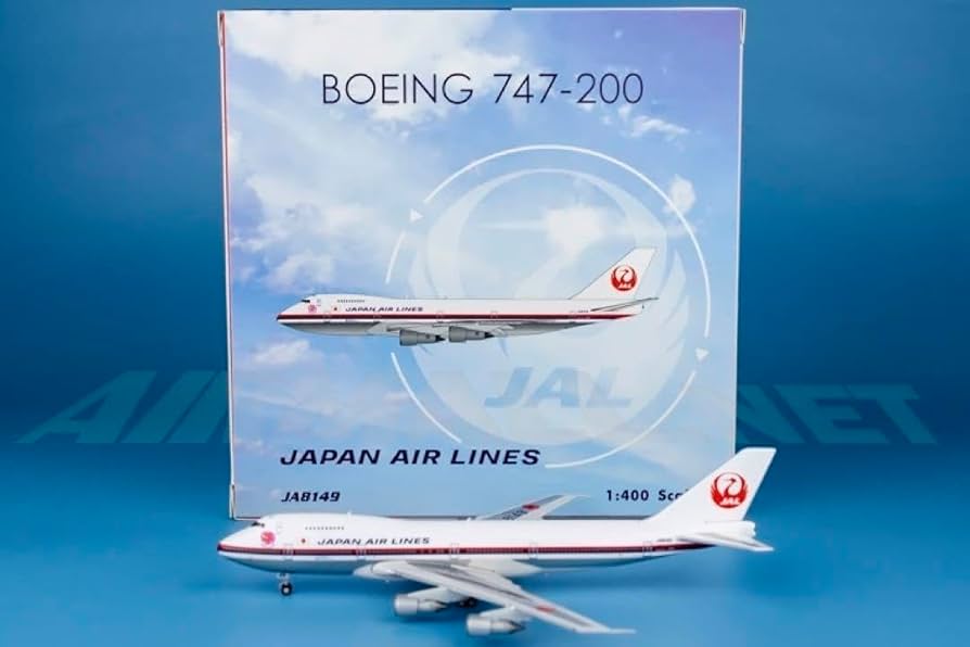 Amazon.co.jp: @日本航空JAL B747-200 1/400ジェット : おもちゃ