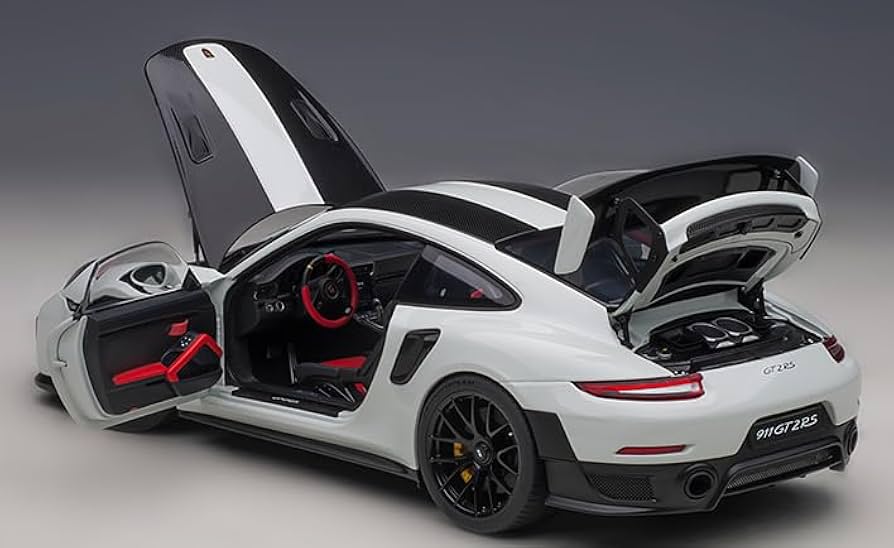 Amazon.com: 911 (991.2) GT2 RS Weissach Package White with Carbon