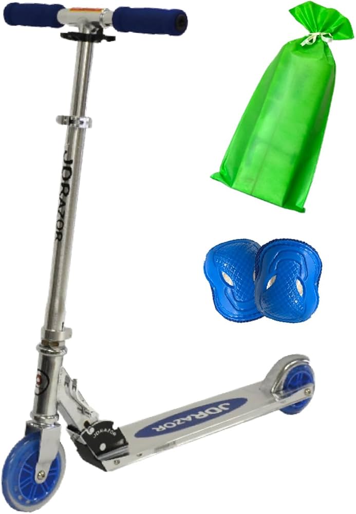 JORAZOR キックボード キックスケーター. 青 オレンジ JORAZOR キック