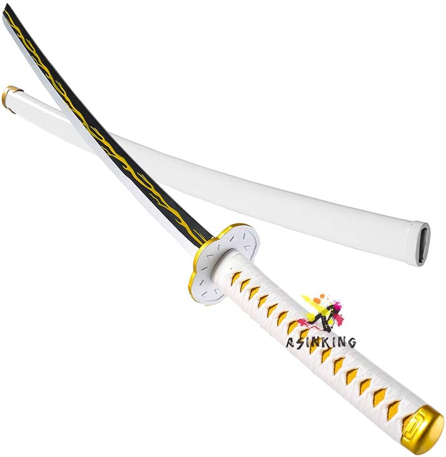 Amazon.co.jp: ASINKING 鬼滅の刃 我妻善逸 刀 金属製 合金 付属品 善